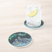 Polar Beer Art geeft innerlijke Onderzetters van w (Zijkant)