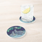 Polar Beer Art geeft innerlijke Onderzetters van w (Zijkant)