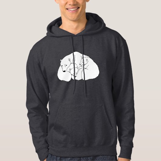 Polar Beer Art Hoodie Baby Beer Hoodie (Voorkant)