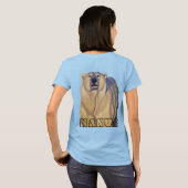 Polar Beer Art Jacket Vrouwen Nanuq Beer Jacket T-shirt (Achterkant volledig)