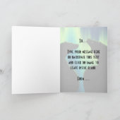 Polar Beer Art Kaarten Northern Lights Beer Art Ka (Binnen)