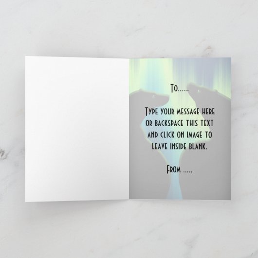 Polar Beer Art Kaarten Northern Lights Beer Art Ka (Binnen)