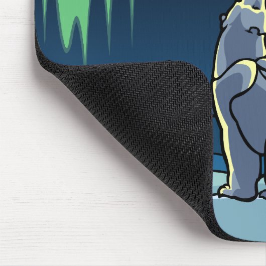 Polar Beer Art Mousepad Stylish Wildlife Mousepad Muismat (Hoek)