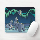 Polar Beer Art Mousepad Stylish Wildlife Mousepad Muismat (Met muis)
