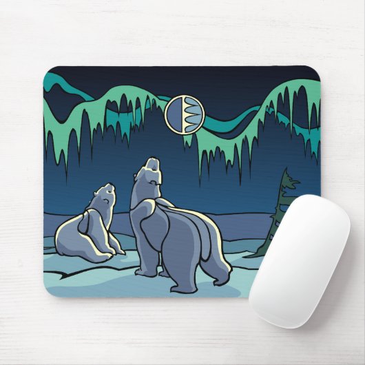 Polar Beer Art Mousepad Stylish Wildlife Mousepad Muismat (Met muis)