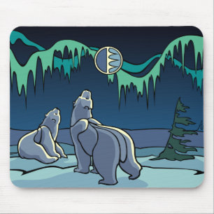 Polar Beer Art Mousepad Stylish Wildlife Mousepad Muismat