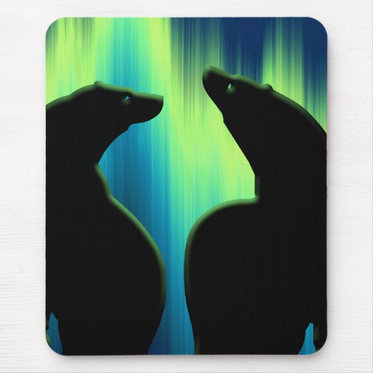 Polar Beer Art Mousepad Stylish Wildlife Mousepad Muismat (Voorkant)
