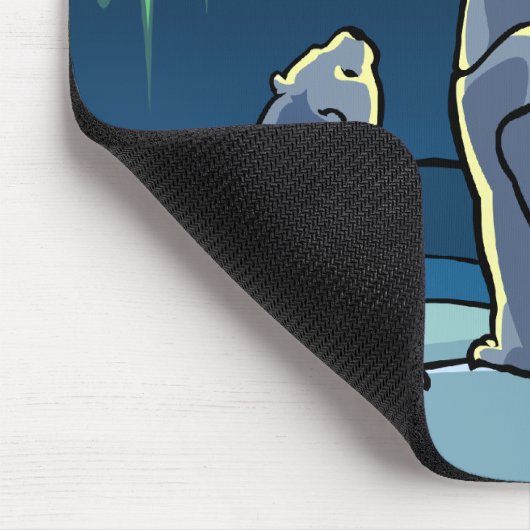 Polar Beer Art Mousepad Stylish Wildlife Mousepad Muismat (Hoek)