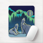 Polar Beer Art Mousepad Stylish Wildlife Mousepad Muismat (Met muis)