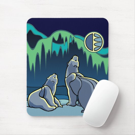 Polar Beer Art Mousepad Stylish Wildlife Mousepad Muismat (Met muis)