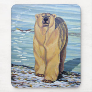 Polar Beer Art Mousepad Stylish Wildlife Mousepad Muismat