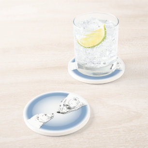 Polar Beer Art Onderzetters Beer en kubusOnderzett