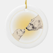 Polar Beer Art Ornament Beer Keepomwille Beer Gift (Achterkant)
