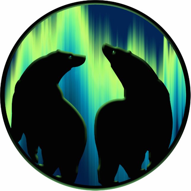 Polar Beer Art Ornament Beer Keepomwille & Gifts Fotobeeldje Ornament (Voorkant)