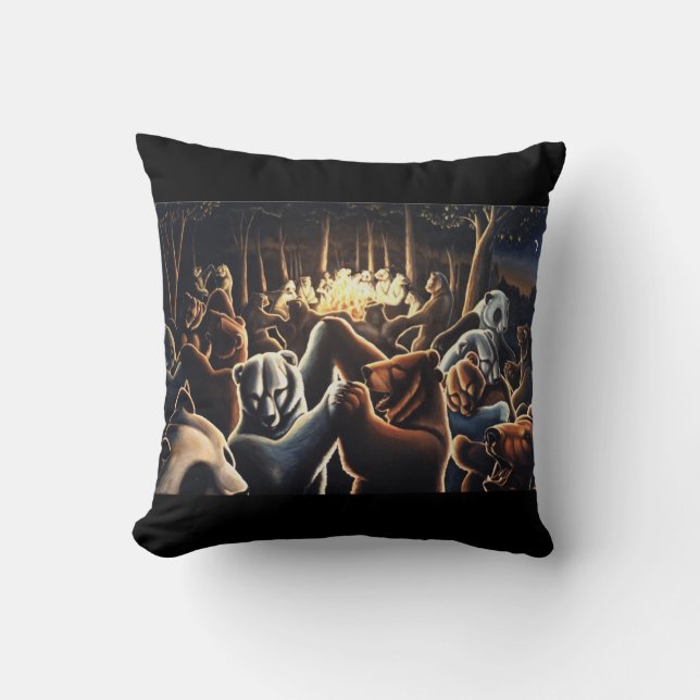 Polar Beer Art Pillow Beer Decor Beren Pillow Kussen (Voorkant)