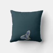 Polar Beer Art Pillow Moeder w. Baby Beren Pillow Kussen (Achterkant)