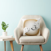 Polar Beer Art Pillow Moeder w. Baby Beren Pillow Kussen (Stoel)