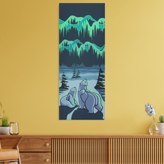 Polar Beer Art Print (Insitu (Woonkamer))