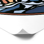 Polar Beer Art Print Tribal Wildlife Home Decor (Hoek)