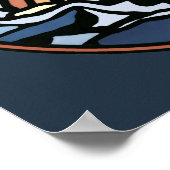 Polar Beer Art Print Tribal Wildlife Home Decor (Hoek)