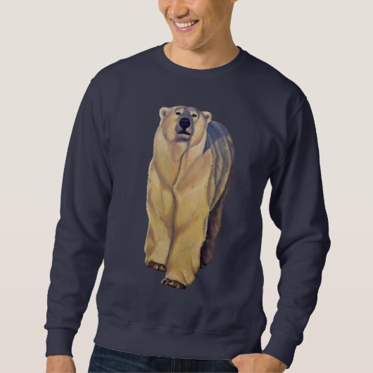 Polar Beer Art Shirten Polar Beer Sweatshirts Trui (Voorkant)