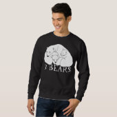 Polar Beer Art Sweatshirts Beer Cubs Unisex Shirte Trui (Voorkant volledig)