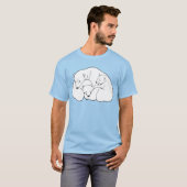 Polar Beer Art T-shirt Mannen Beer Shirt (Voorkant volledig)