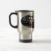 Polar Beer Art Travel Mug Native Art Beer Cup Reisbeker (Links)