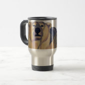 Polar Beer Art Travel Mug Wildlife Art Beer Cup Reisbeker (Voorkant links)
