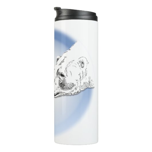 Polar Beer Art Tumbler Mok Beer Drinkware & Gesche (Geroteerd rechts)