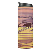Polar Beer Art Tumbler Mok Zonsopgang Beer Drinkwa (Geroteerd rechts)