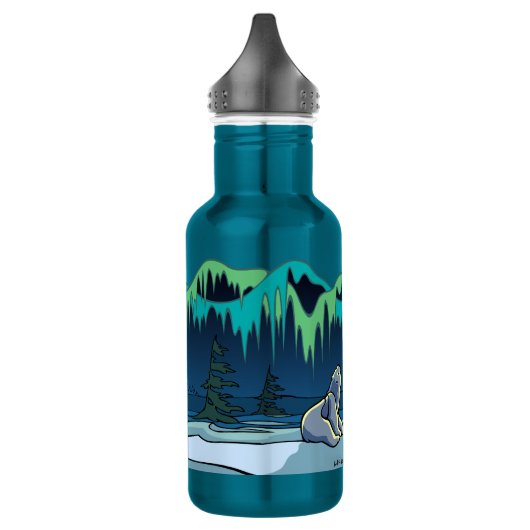 Polar Beer Art Water Inative Beer Art Sport Bottle Waterfles (Links)
