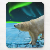 Polar Beer & Aurora Wildlife Supporter Gift Muismat (Voorkant)