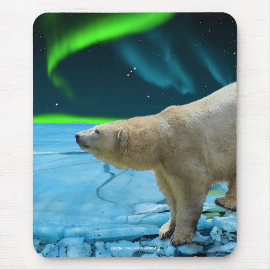 Polar Beer & Aurora Wildlife Supporter Gift Muismat (Voorkant)