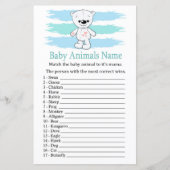 Polar beer Baby Animals Name Game (Voorkant)