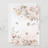 Polar Beer Baby het is koud buiten Baby shower Kaart (Achterkant)