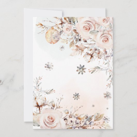 Polar Beer Baby het is koud buiten Baby shower Kaart (Achterkant)