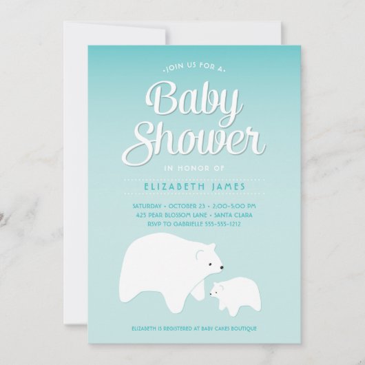 Polar Beer Baby Kaart (Voorkant)