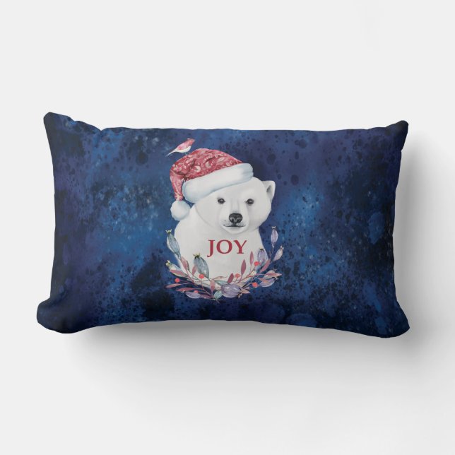 Polar Beer Baby Pet Kussen (Voorkant)