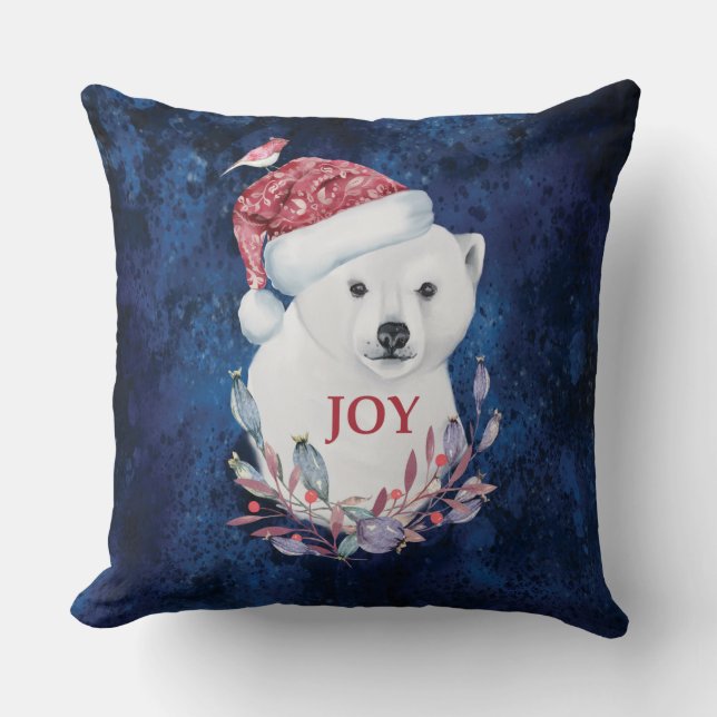 Polar Beer Baby Pet Kussen (Voorkant)