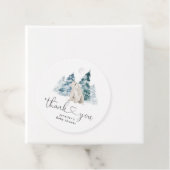 Polar beer baby shower bedankt bedankjes labels (In situ)