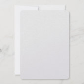 Polar Beer Baby shower Bloemenuitnodiging Kaart (Achterkant)