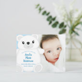 Polar Beer Baby shower Briefkaart (Staand voorkant)
