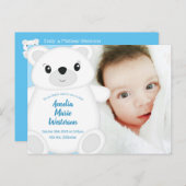 Polar Beer Baby shower Briefkaart (Voorkant / Achterkant)
