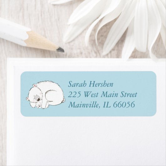 Polar Beer Baby shower Etiket (Insitu)