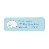 Polar Beer Baby shower Etiket (Voorkant)