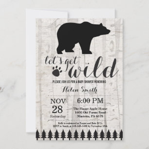 Polar Beer Baby shower Invitation Kaart