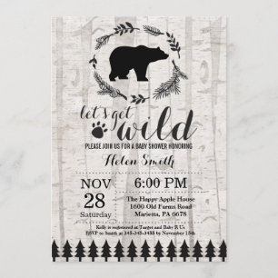 Polar Beer Baby shower Invitation Kaart
