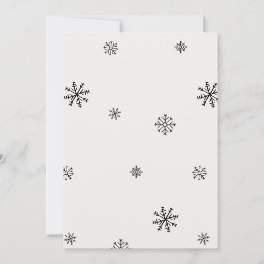 Polar Beer Baby shower Invitation Kaart (Achterkant)