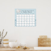 Polar Beer Baby shower raadt het Poster Verschuldi (Keuken)